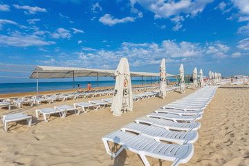 Пляж отеля Олимп в Джемете