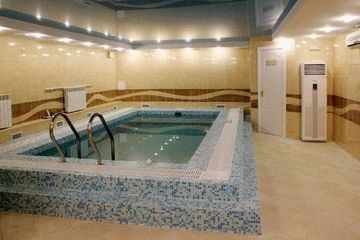 Сауна с бассейном
