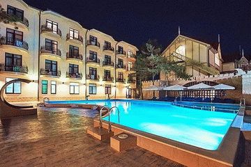 Бассейн отеля «Довиль» в Анапе — Все включено! 