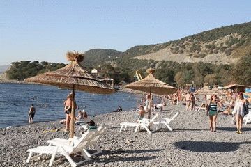 Пляж в Сукко