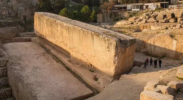 Мегалитический блок весом в 1000 тонн Мегалитический блок весом в 1000 тонн