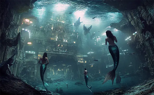 Город русалок Город русалок