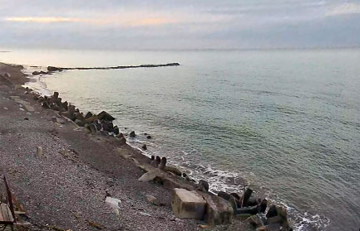 Веб-камера на диком пляже 73 км в Сочи