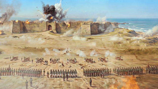 Штурм турецкой крепости Анапа русскими