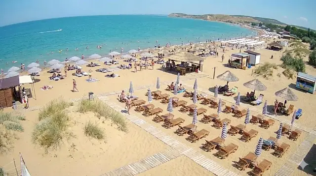 Веб-камера на пляже на Черном море