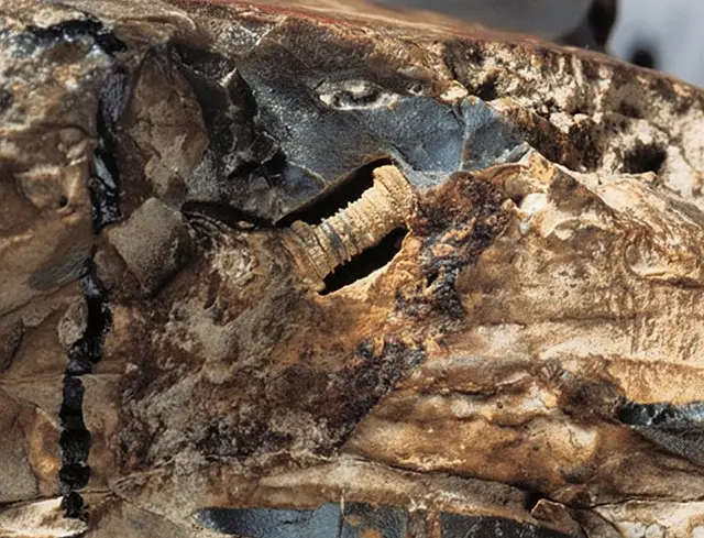 Железный болт возрастом 300 миллионов лет Железный болт возрастом 300 миллионов лет