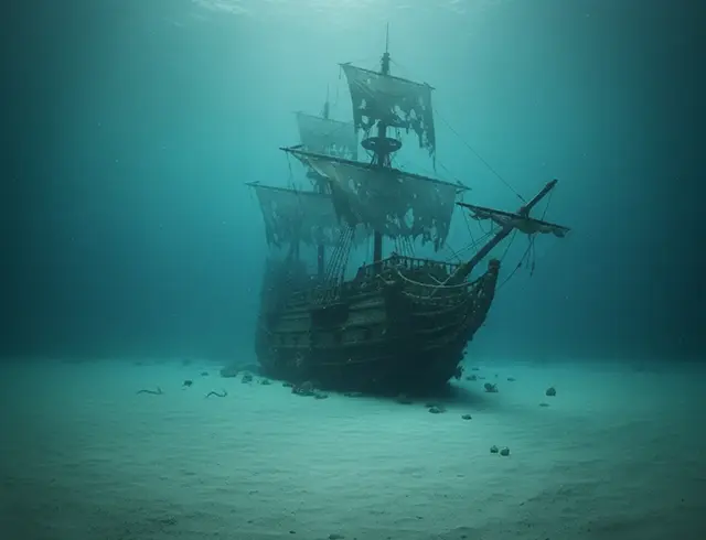 Затонувший галеон Затонувший галеон